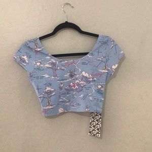 Blackmilk Disney  NWT 100 acre wood Pooh Crop top
